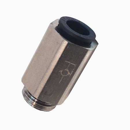 LEGRIS Metric Push-to-Connect Fitting, Brass, Silver 3391 08 10