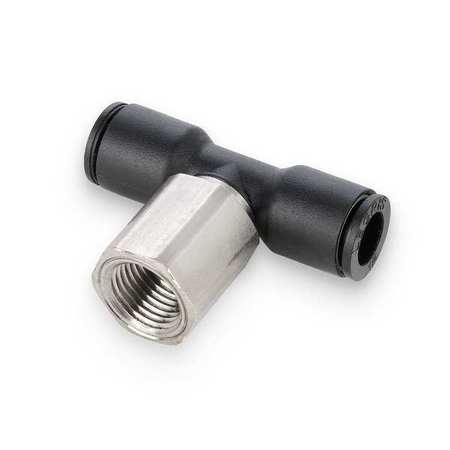 LEGRIS Push-to-Connect, Threaded Fractional Push-to-Connect Fitting, Nylon, Black 3008 56 11