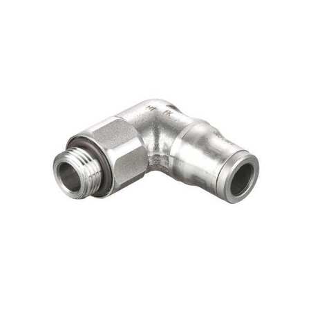 LEGRIS Push-to-Connect, Threaded Metric Stainless Steel Push-to-Connect Fitting, Stainless Steel, Silver 3879 10 17