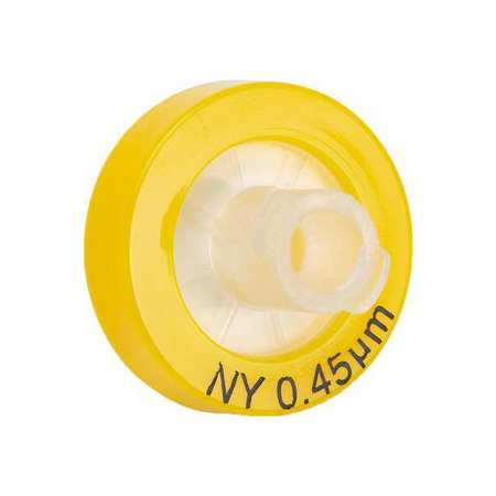 GLOBE SCIENTIFIC Syringe Filter, 13 mm Dia, 10 mL, PK100 SF-NYLN-4513