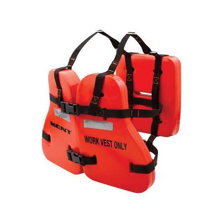 Kent Safety LifeJacket, Adult, Oversize, 17.5lb, Foam, OR 151200-200-005-13