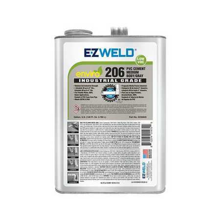 EZ WELD Pipe Cement, 1 gal, Gray EZ30605N