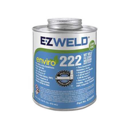 EZ WELD Pipe Cement, 16 fl oz, Blue EZ32203N