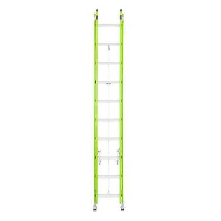 WERNER 20 ft Fiberglass Extension Ladder, 375 lb Load Capacity B7120-2