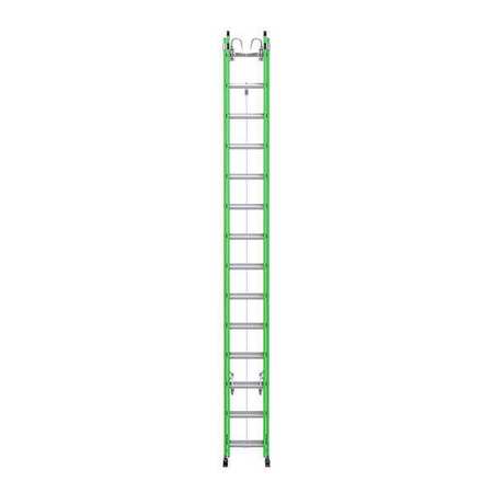 WERNER 32 ft Fiberglass Extension Ladder, 375 lb Load Capacity B7132-2X9085