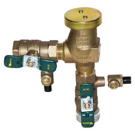 WATTS Backflow Preventer, Size 1/2", 150 psi 1/2 800M4-QT