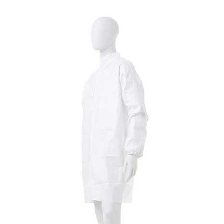 TYVEK Frock, S, White, Tyvek(R) IsoClean(R), PK30 IC263SWHSM00300B