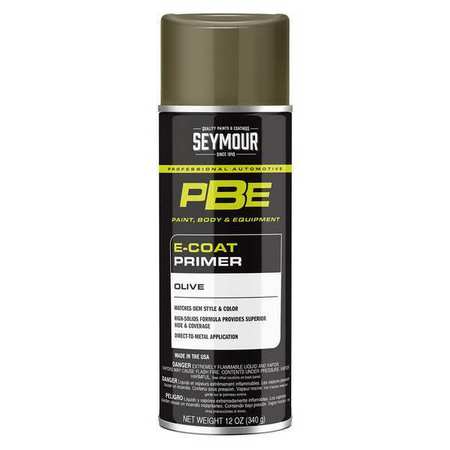 SEYMOUR OF SYCAMORE PBE E-Coat Primer, Olive, 12 oz 16-1698