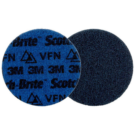 SCOTCH-BRITE Hook/Loop Surf Cond Disc, 4 in Dia, PK100 PN-DH