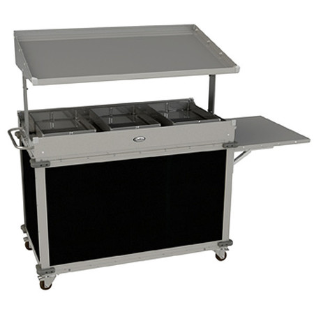 CADCO Food Service Cart, 74 1/2 in L, SS CBC-GG-B3-L6