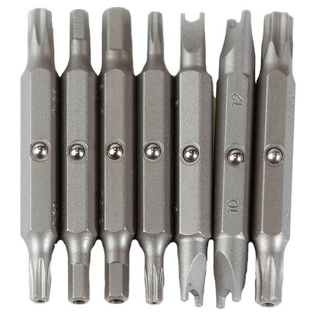 Megapro Screwdriver Bit Set, 1/4" Hex Shank 6REPLACEMENT-TP