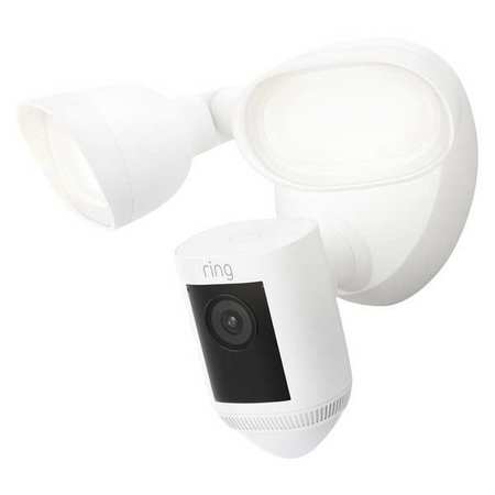 RING Floodlight Camera, White, 100 to 240VAC B08FCWRXQR