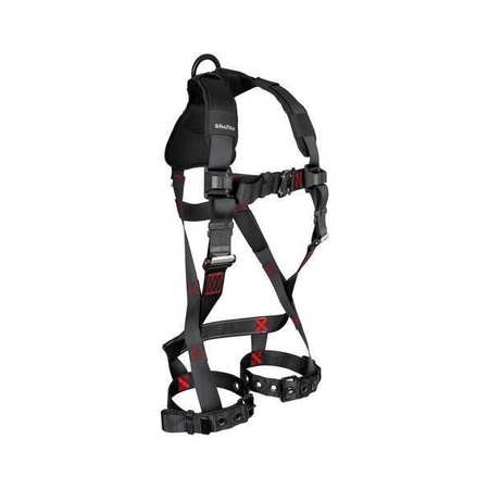 FALLTECH Fall Protection Harness, Vest Style, 2XL/3XL 8143B2X3X