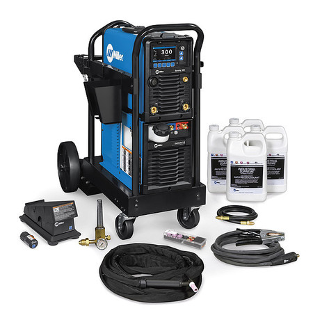 MILLER ELECTRIC TIG Welding Package, 300A, Blue 951937