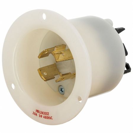 HUBBELL Locking Receptacle HBL2435ST