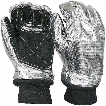 SHELBY Firefighters Gloves, M, Cowhide Lthr, PR 5200 M