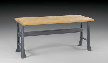TENNSCO Work Bench with Butcher Block Top and Flared Legs, Butcher Block, 72" W, 33-3/4" Height, 3600 lb. WB-1-3672W