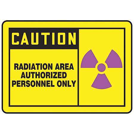 ACCUFORM Safety Label, 3 1/2 in H, 5 in W, Vinyl, Horizontal Rectangle, LRAD608VSP LRAD608VSP