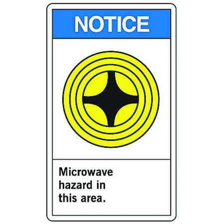 ACCUFORM Notice Sign, 10 in Height, 7 in Width, Plastic, Rectangle, English MRAD801VP