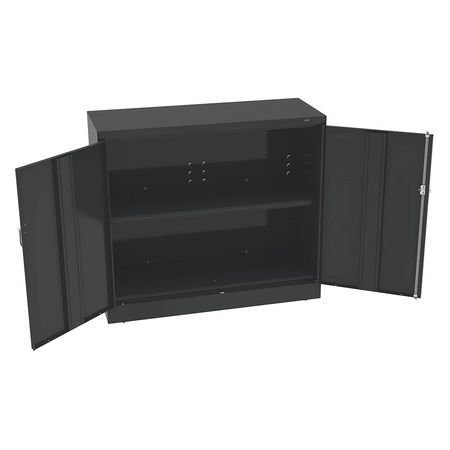 TENNSCO Storage Cabinet, Wide, 18 x48 x42 In, Black J1842SU BLACK