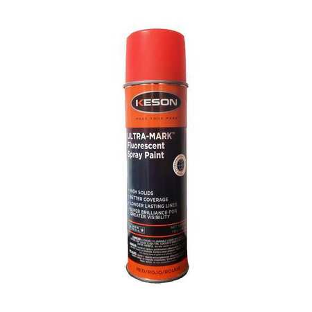 Keson Inverted Marking Paint, 20 oz., Red, Water -Based SP20R