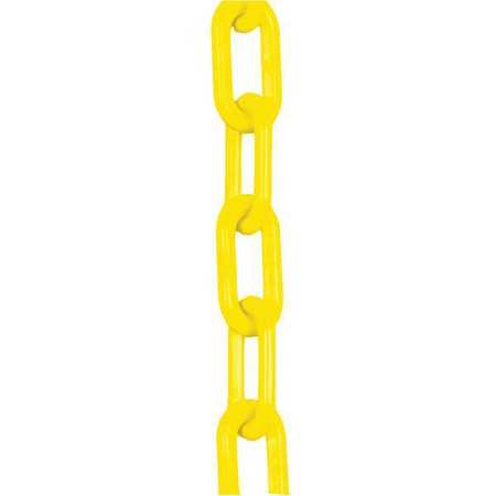 Zoro Select .75" (#3, 19 mm.) x 50 ft. Yellow Plastic Chain 00002-50