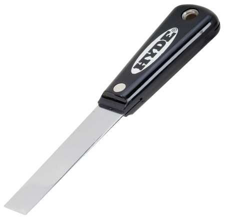 HYDE Putty Knife, Flexible, 3/4", Carbon Steel 02005