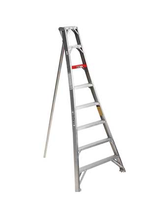 Stokes 5 ft. Aluminum 300 lb. Tripod Orchard Stepladder, Type IA 1105