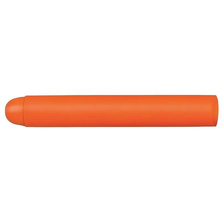 Markal Lumber Crayon, Large Tip, Orange Sherbet Color Family, Clay, 12 PK 82636