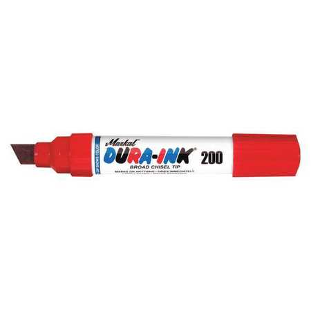 Dura-Ink Industrial Marker, Extra Large Tip, Red Color Family, Ink 96916