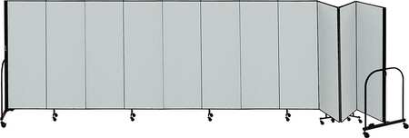 SCREENFLEX Partition, 20 Ft 5 In W x 6 Ft H, Gray CFSL6011-DG