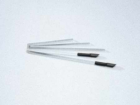 Zoro Select Glass Stirring Rod, 10 In, PK12 GRPL10