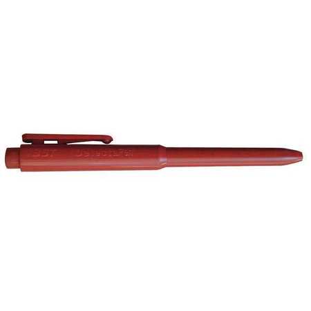 DETECTAPRO Metal Detectable Retractable Pen, Red, PK25 RJPENRDRD