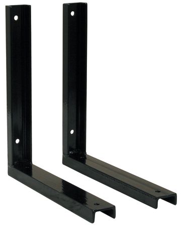 BUYERS PRODUCTS Mounting Bracket, 15 in. L, Steel, Black 1701000