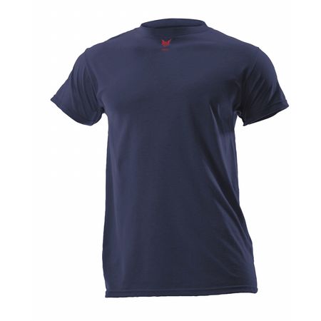 ZORO SELECT Short Slv T-Shirt, XXXL, Nvy Blue, Microban 20000110-NB-XXXL