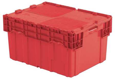 Orbis Red Attached Lid Container, Plastic FP403 Red