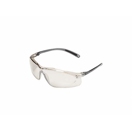 HONEYWELL UVEX Safety Glasses, Half-Frame, Fog-Ban Anti-Fog Coating, Clear Frame, Clear Lens A705