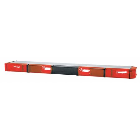 WHELEN Low Profile Light Bar, 55" L, Red 9M282AWD R