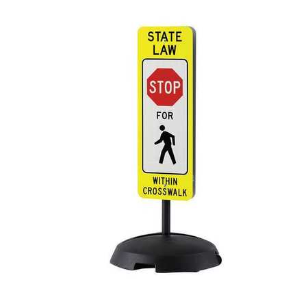 TAPCO Traffic Sign, 36 in Height, 12 in Width, Aluminum, Vertical Rectangle, English 373-05103B