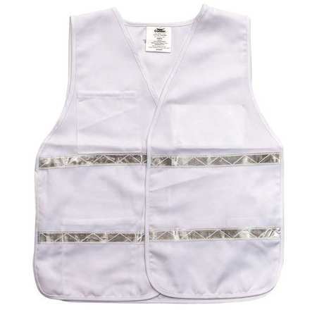 CONDOR Safety Vest, White, Universal 8RHF7