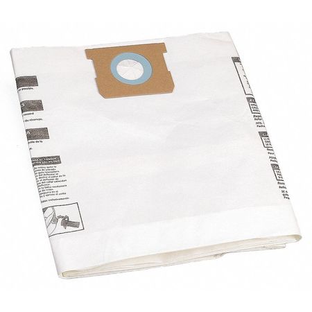 Shop-Vac Bag, Dry, Disposable, 3 PK 9066200