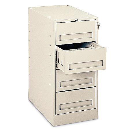 TENNSCO Drawer Pedestal, 15 W x 24 D x 32 H, Sand MD-1524 SAND