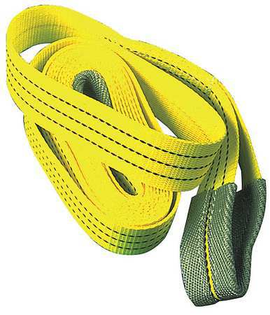 Spanset Tow Strap, 2 In x 15 Ft, Yellow TS12-15