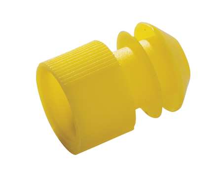 DYNALON TestTube Stopper, 15-17mm, Yellow, Pk1000 276155-000Y