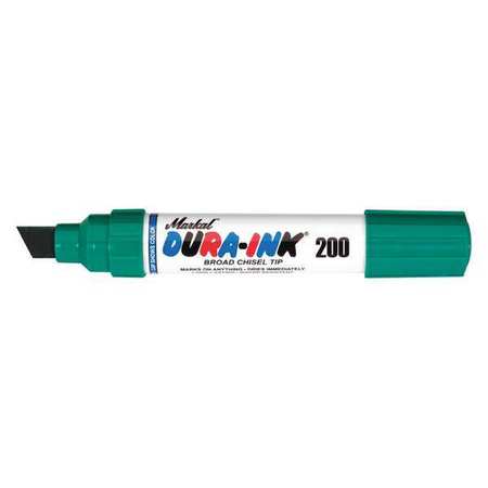 Dura-Ink Industrial Marker, Extra Large Tip, Green Color Family, Ink 96914