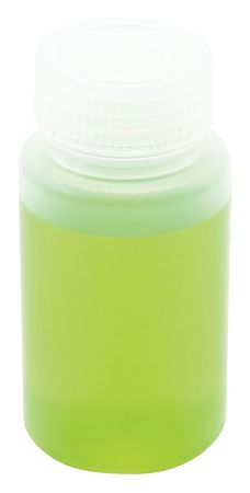 LAB SAFETY SUPPLY Bottle, Wide Mouth, PP, 125mL, PK12 8TLK0