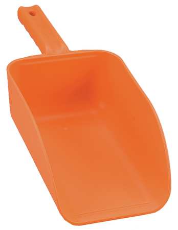 Remco Large Hand Scoop, 6-1/2 In. W, Orange 65007