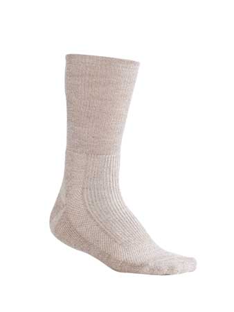 TALON TRAX Hiking, Socks, Crw, Womens, L, Sand, Hthr, PR 8TL54