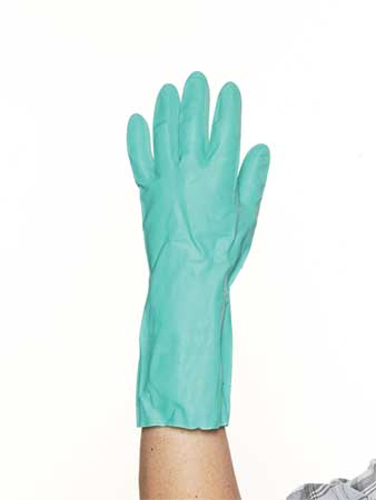 Mapa 18" Chemical Resistant Gloves, Nitrile, 9, 1 PR A-18