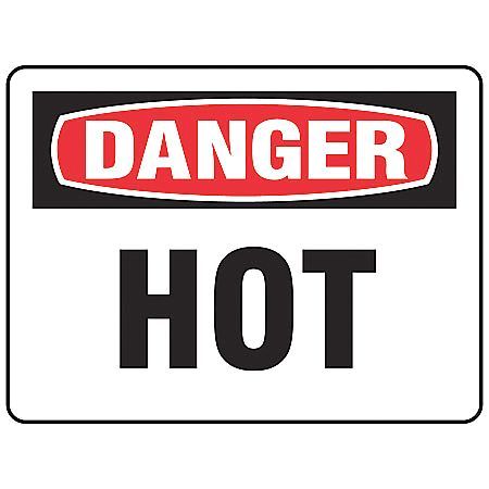 ELECTROMARK Danger Sign, 10 in Height, 14 in Width, English 24321